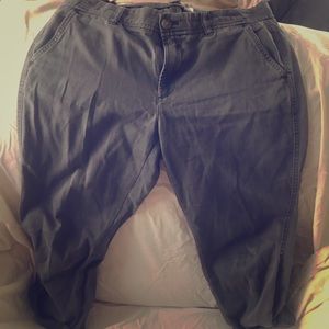 Women’s J crew cropped cotton pants